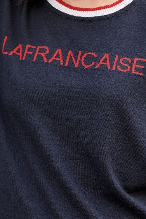 Pull fin femme en laine manches courtes - 1 2