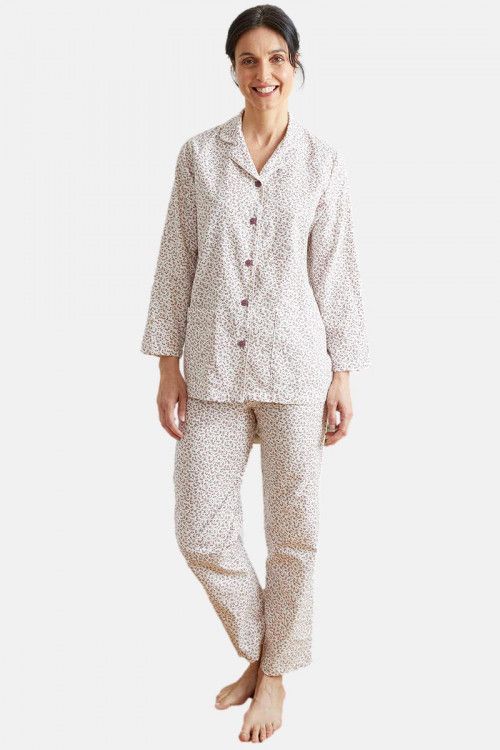 Pyjama col tailleur coton 8 B Solfin Fabriqué en France 2