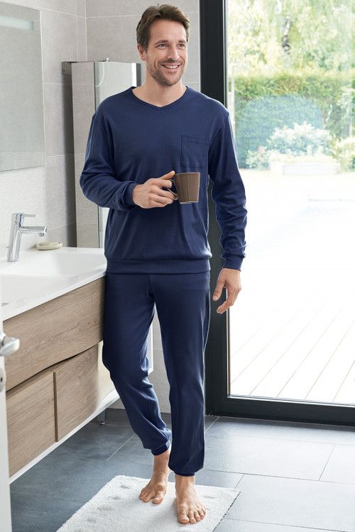 Pyjama coton maille interlock 7 B Solfin Fabriqué en France 2