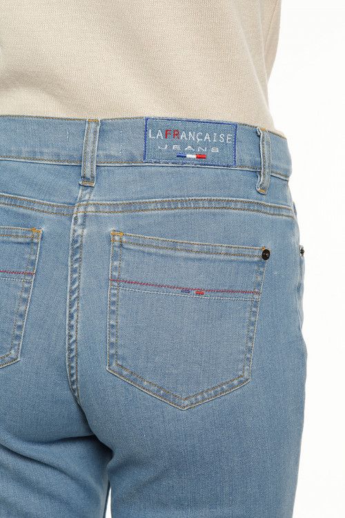 Jean femme en coton fabriqué en France - 1 2