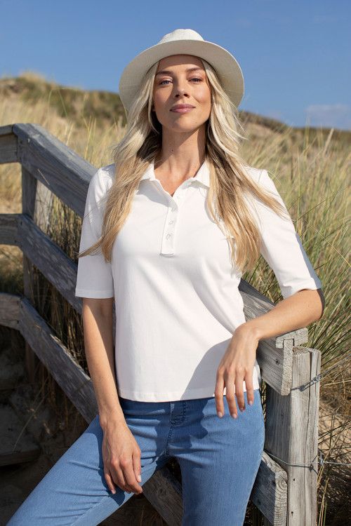 Polo coton manches courtes 1 B Solfin Fabriqué en France 2