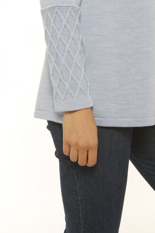 Pull trapèze laine 2 B Solfin Fabriqué en France 2