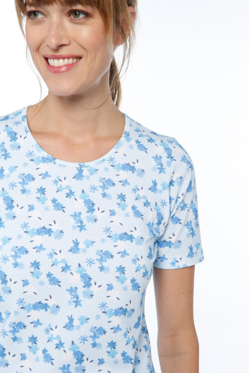 Tee-shirt jersey imprimé coton 1 B Solfin Fabriqué en France 2