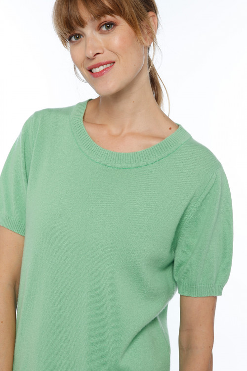 Pull femme en cachemire 9 B Solfin Fabriqué en France 2