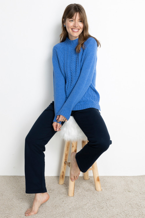 Pantalon coupe droite en coton - 5 2