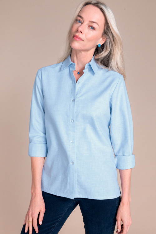 Chemisier uni 2 B Solfin Fabriqué en France 2