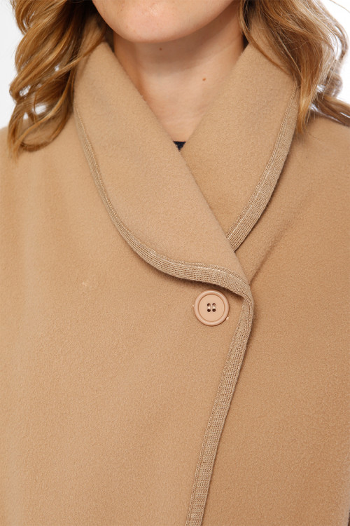 Cape polaire en laine 1 B Solfin Fabriqué en France 2