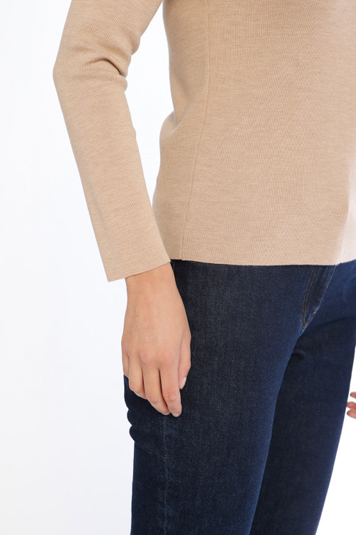 Pull laine ras du cou 1 B Solfin Fabriqué en France 2