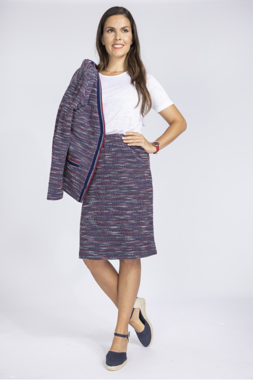 Veste en coton coupe droite 1 B Solfin Fabriqué en France 2