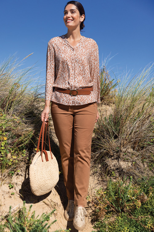 Chemisier manches 3/4 made in France 1 B Solfin Fabriqué en France 2