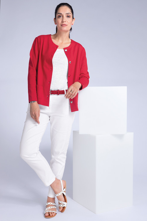 Veste molleton coton 9 B Solfin Fabriqué en France 2