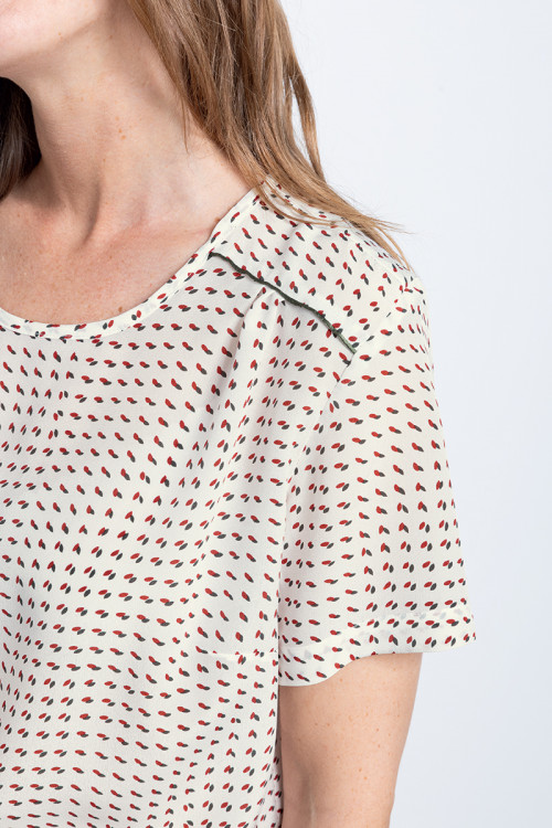 Blouse en soie made in France 1 B Solfin Fabriqué en France 2