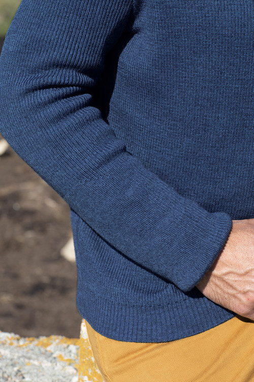 Pull homme en laine 1 B Solfin Fabriqué en France 2