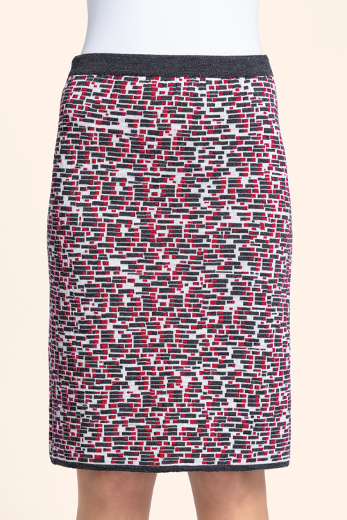 Jupe jacquard 2 B Solfin Fabriqué en France 2