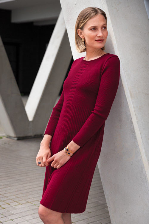 Robe en laine 1 B Solfin Fabriqué en France 2