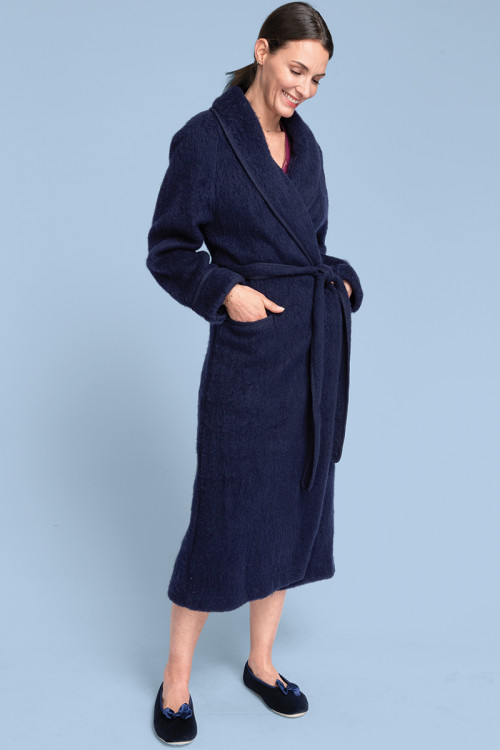 Robe de chambre laine des Pyrénées 1 B Solfin Fabriqué en France 2