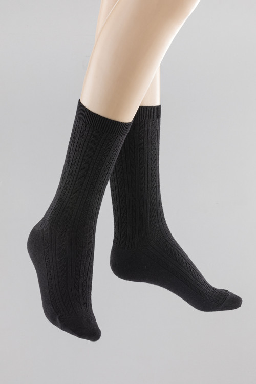 Mi-chaussettes mixtes en laine 1 B Solfin Fabriqué en France 2