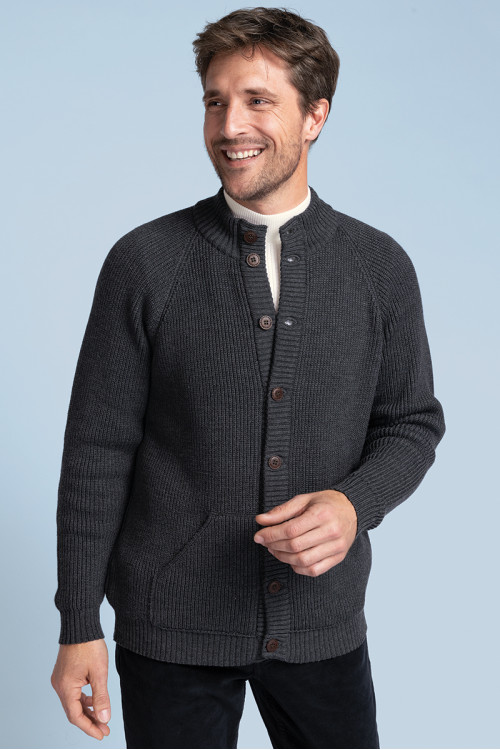 Gilet laine homme 3 B Solfin Fabriqué en France 2